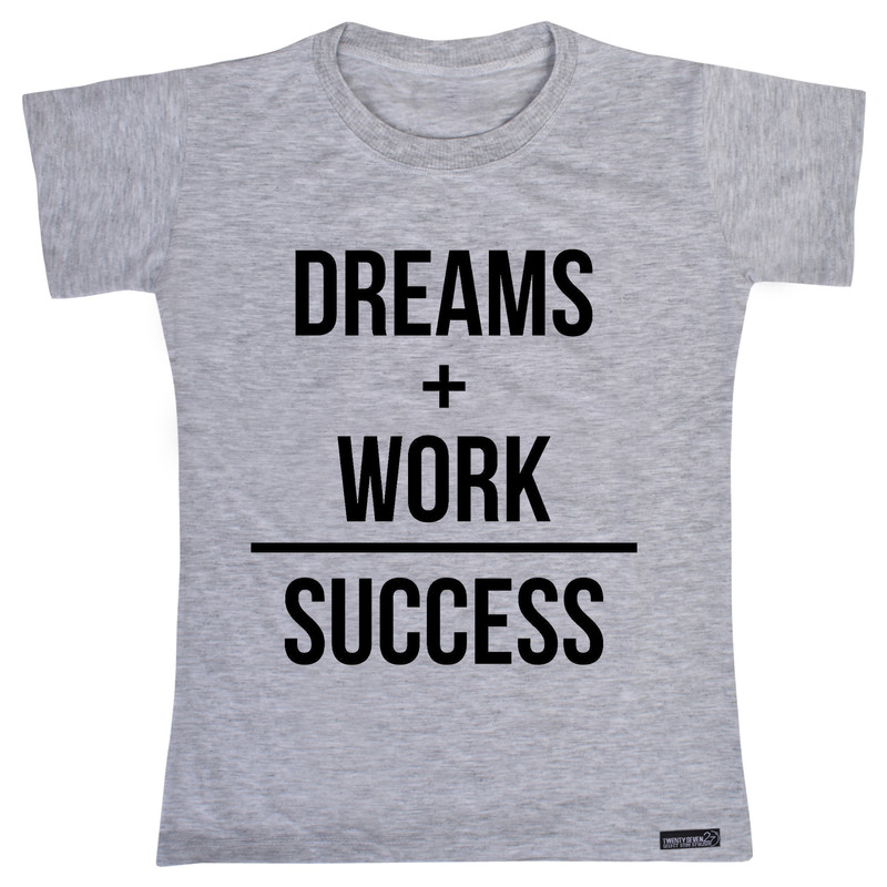 تی شرت آستین کوتاه دخترانه 27 مدل Dream Work کد MH1541