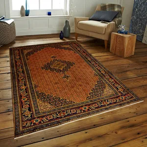 فرش قدیمی دستبافت شش متری طرح ماهی کد HA72