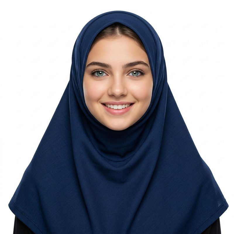 مقنعه زنانه الیاف طبیعی و نخی آنتی باکتریال - زدقارچ و زد ریزش مو و موخوره - زد الکتریسیته ساکن نساجی بروجرد مدل 06943