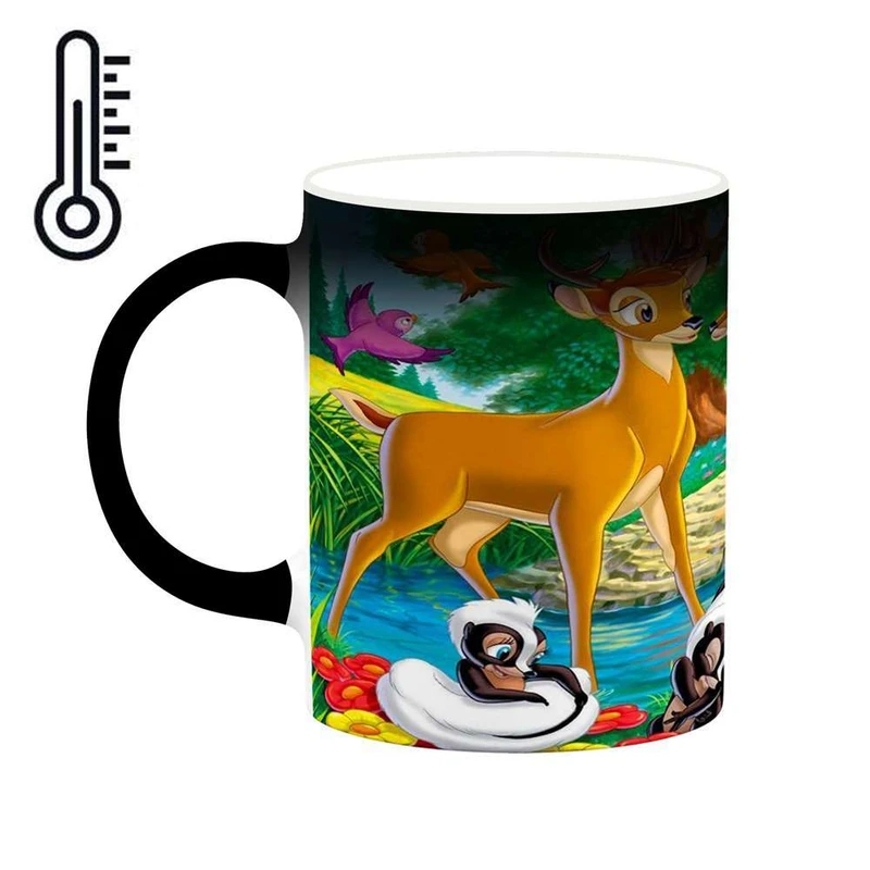 ماگ حرارتی کاکتی مدل کارتون Bambi کد mgh22209