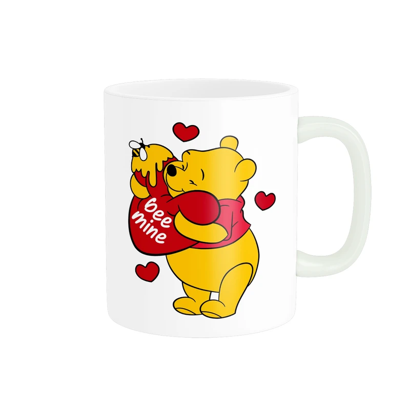 ماگ پاد آفرین مدل فانتزی طرح قلب عشق love عاشقانه کادو کد p12030