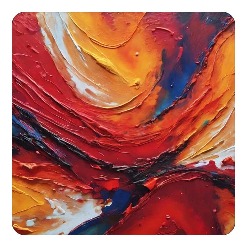 مگنت کاکتی طرح نقاشی رنگ روغن مدل mp69302