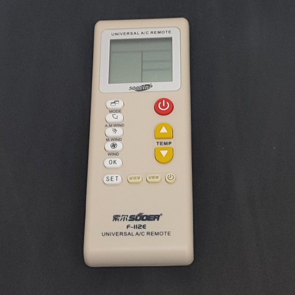 ریموت کنترل کولر گازی همه کاره مدل F112E