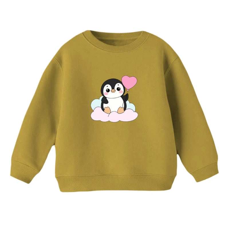 سویشرت بچگانه مدل پنگوئن بادکنک کد 01