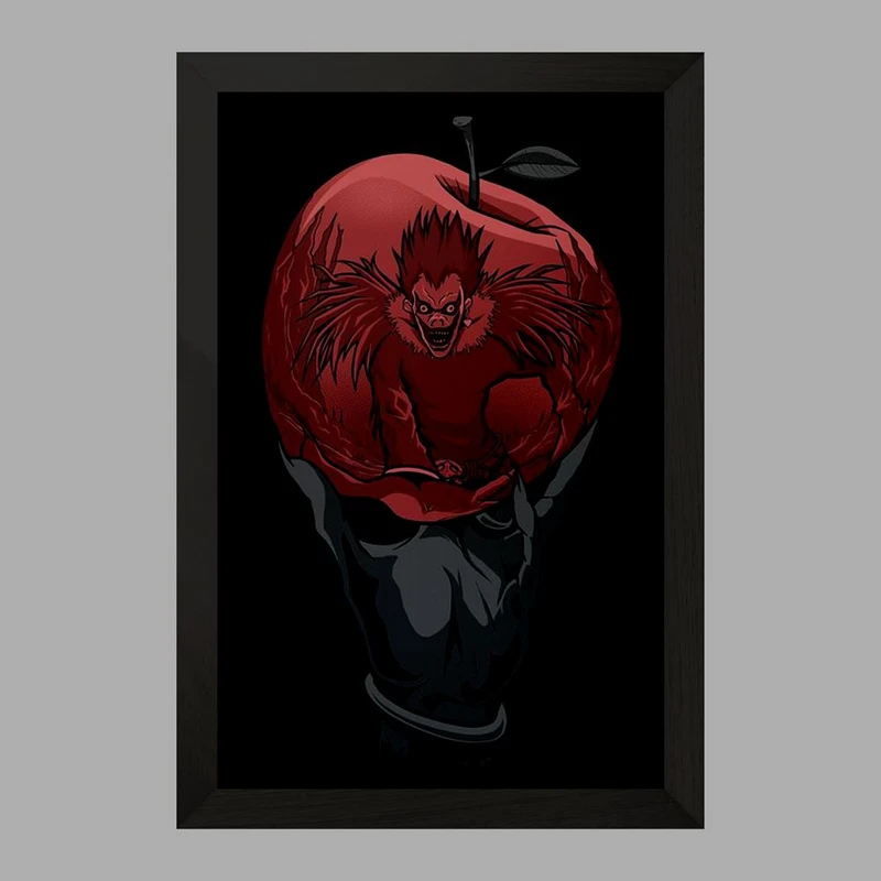 تابلو خندالو مدل ریوک انیمه دفترچه مرگ Death Note  کد 4933