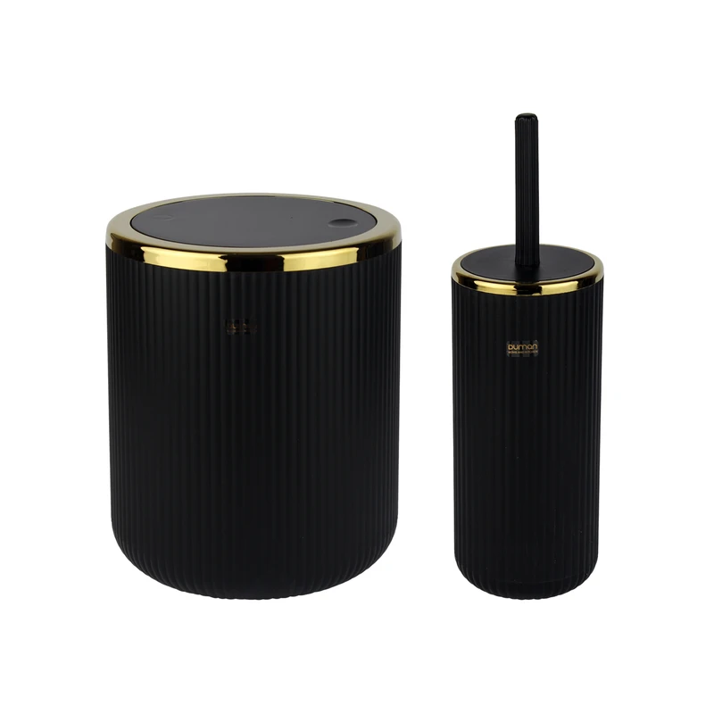 ست سطل و فرچه دومان مدل شیار دار کد 173