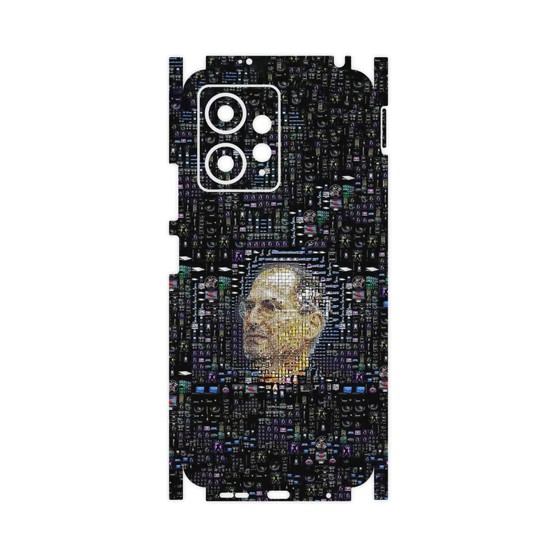 برچسب پوششی ماهوت مدل Collage of Steve Jobs 2-FullSkin مناسب برای گوشی موبایل شیائومی Redmi Note 12 4G