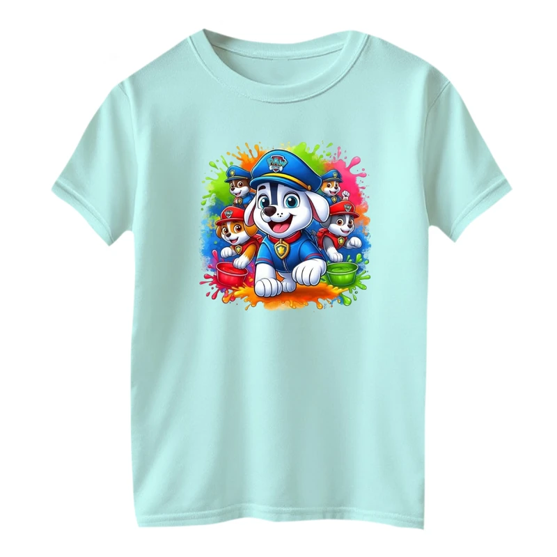 تی شرت آستین کوتاه بچگانه مدل سگ های نگهبان