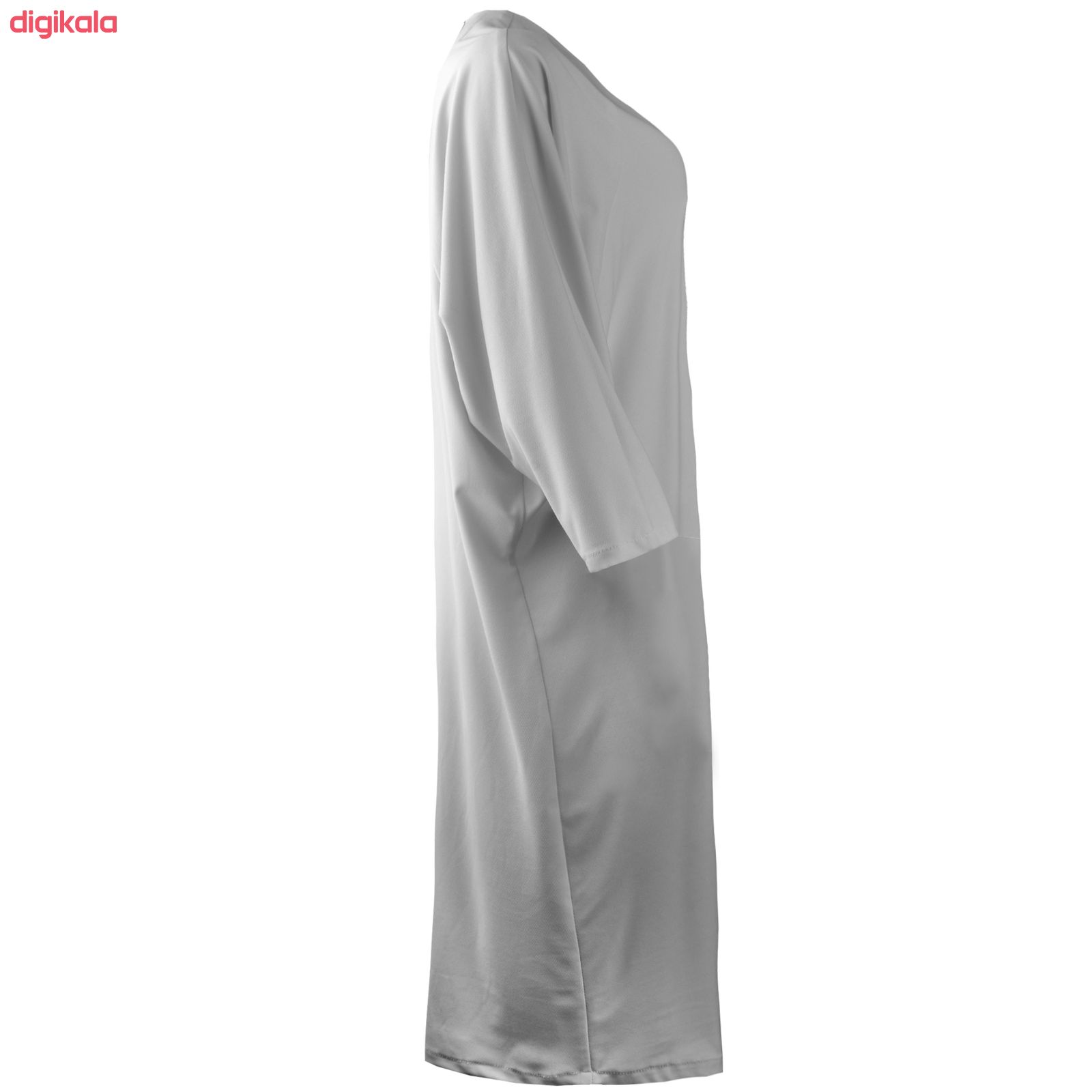 مانتو زنانه 27 مدل پر کد G07 رنگ طوسی main 1 2