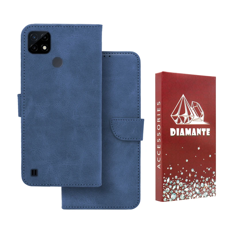 کیف کلاسوری دیامانته مدل Bors Ros مناسب برای گوشی موبایل ریلمی C21