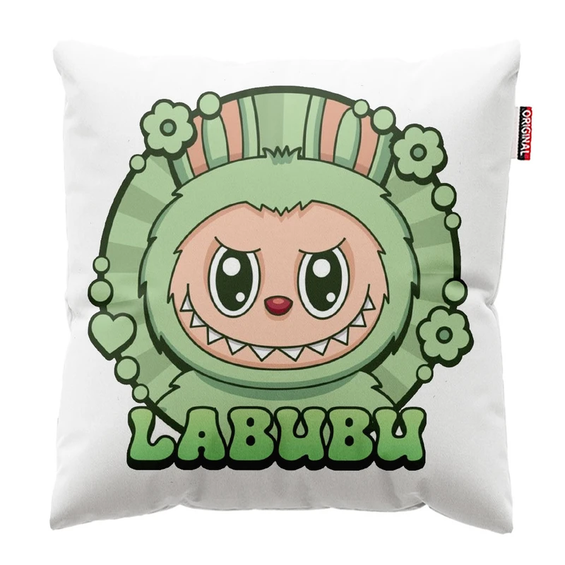 کوسن پاد آفرین طرح لبوبو کد 26 سایز 30* 30 سانتی متر