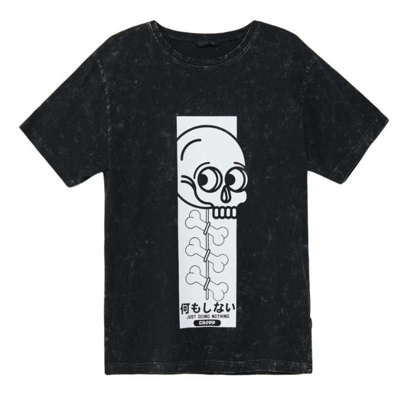 تیشرت آستین کوتاه مردانه کراپ مدل 4444