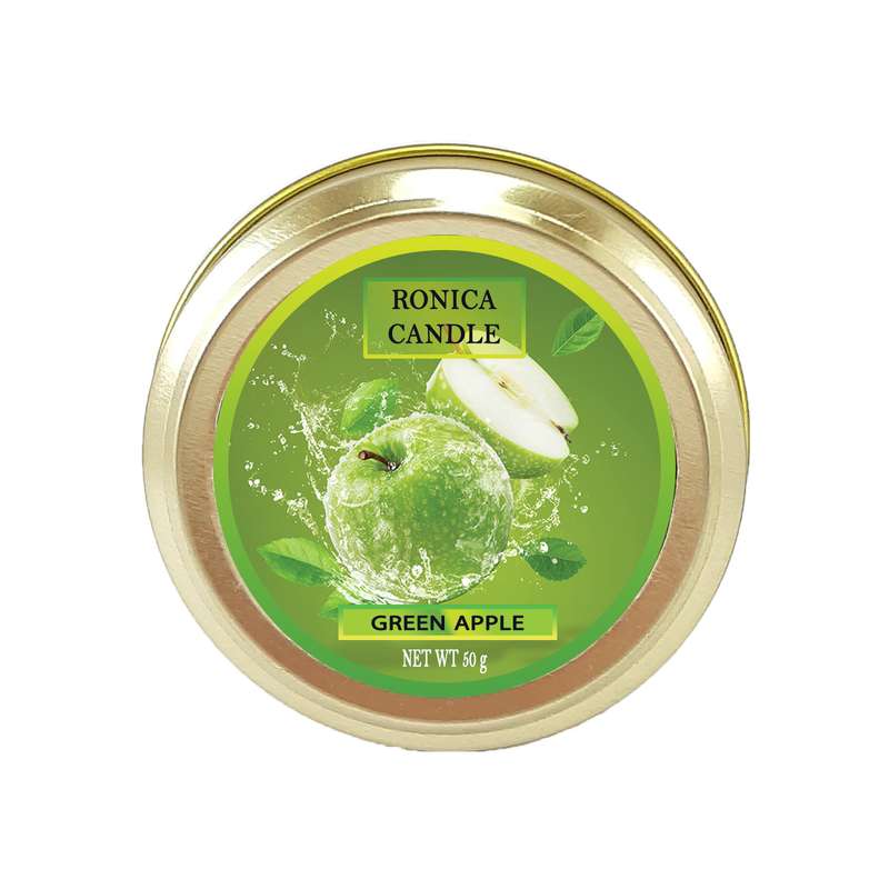 شمع دست ساز رونیکا مدل سیب کد 2