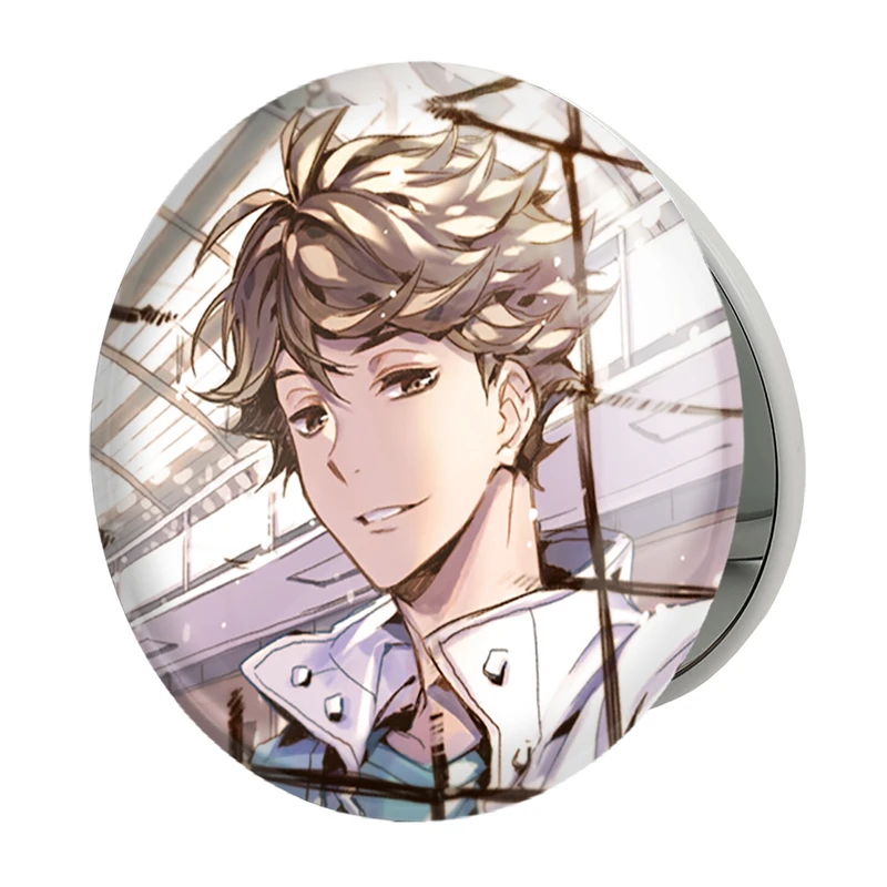 آینه جیبی خندالو طرح ساگوراساوا انیمه هایکیو Haikyu مدل تاشو کد 17773 