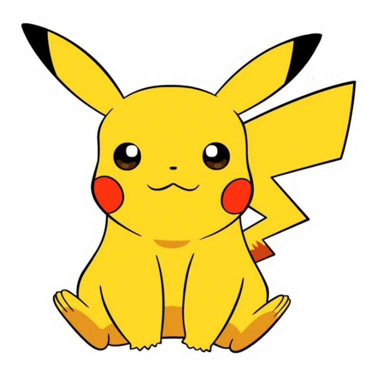 استیکر پارچه و لباس پاد آفرین مدل پوکمون کد 3006