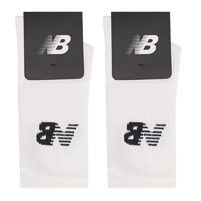 جوراب ورزشی ساق بلند مردانه کد 1811 رنگ سفید بسته دو عددی