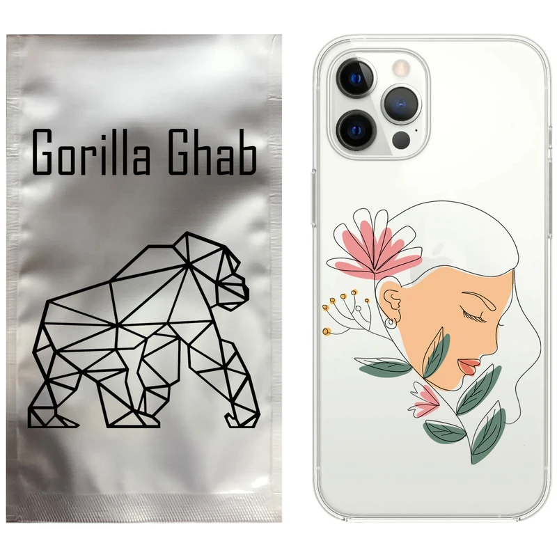 کاور گوریلا قاب مدل CLG کد 53 طرح صورت زن مناسب برای گوشی موبایل اپل iPhone 12 Pro Max