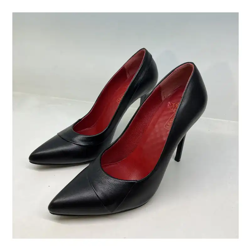 کفش زنانه سرزمین چرم کد 1506 رنگ مشکی