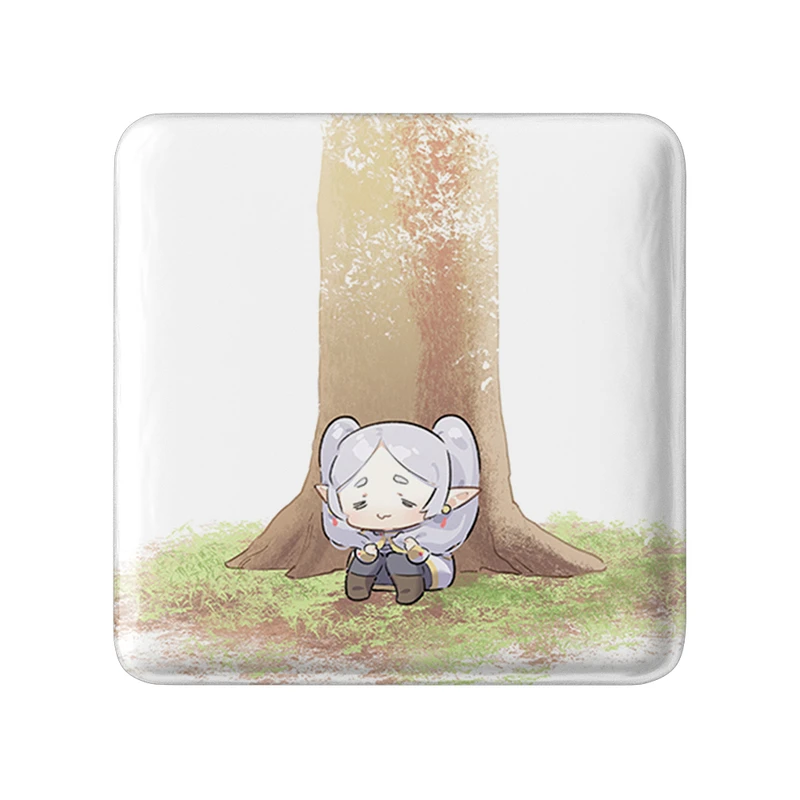 پیکسل خندالو طرح انیمه فریرن (Frieren) مدل مربعی کد 33953