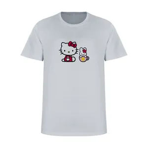 تی شرت آستین کوتاه زنانه مدل  L316 رنگ طوسی