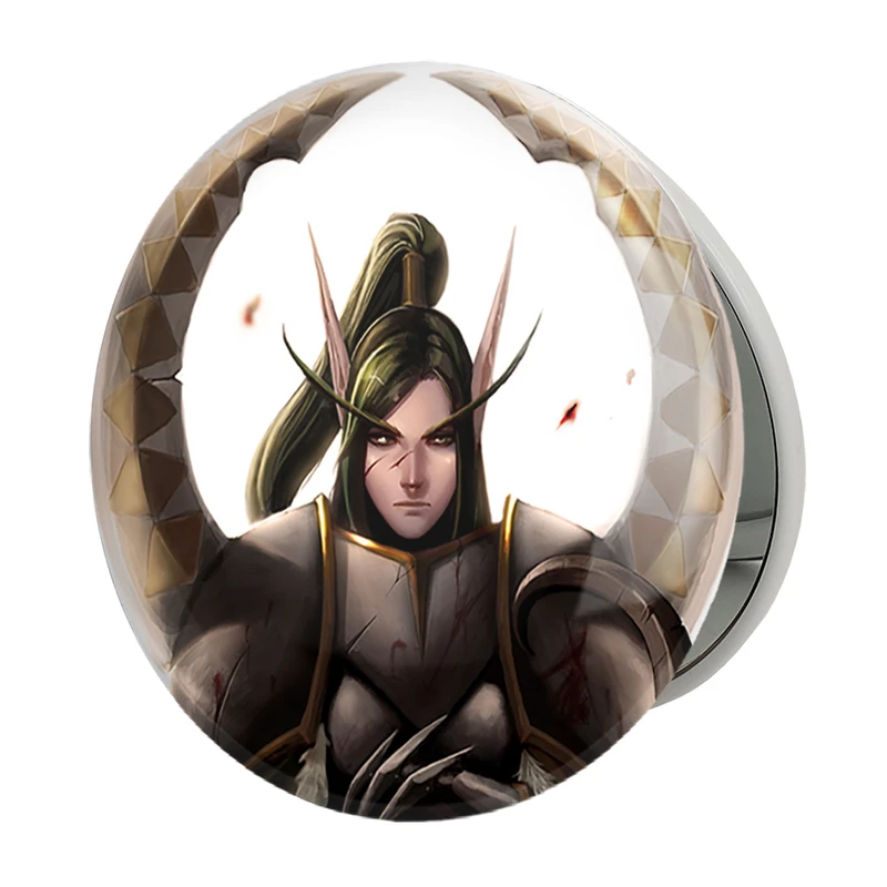 آینه جیبی خندالو طرح بازی دنیای وارکرفت (World of Warcraft) مدل تاشو کد 31824