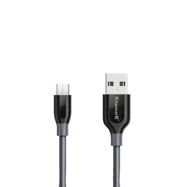 کابل تبدیل USB به microUSB خمرک مدل K15 طول 1 متر