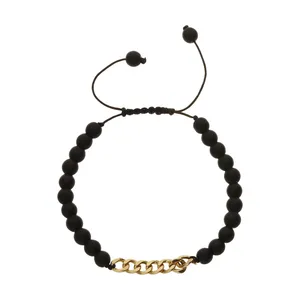 Mio Gold BRS538 Gold Bracelet For Men 