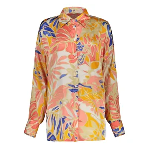 شومیز آستین بلند یقه برگردان زنانه مدل 33