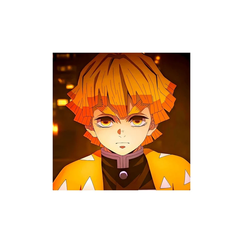 استیکر لپ تاپ و موبایل مدل انیمه طرح زنیتسو آگاتسوما Zenitsu Agatsuma کد 15