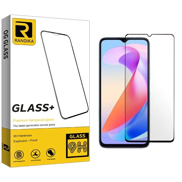 محافظ صفحه نمایش شیشه ای راندیکا مدل RK مناسب برای گوشی موبایل آنر X6a
