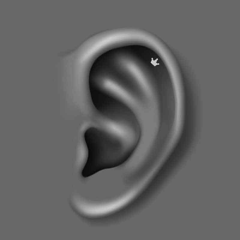 پیرسینگ گوش زنانه اقلیمه مدل HS96