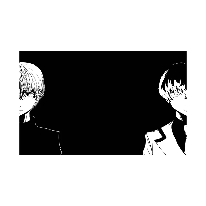 استیکر لپ تاپ و موبایل مدل انیمه طرح توکیو غول کن کانکی Tokyo Ghoul Ken Kaneki کد 2489