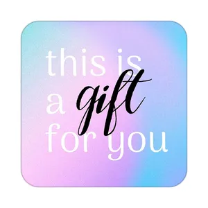 زیر لیوانی کاکتی طرح جملات انگیزشی و مثبت مدل mp25034