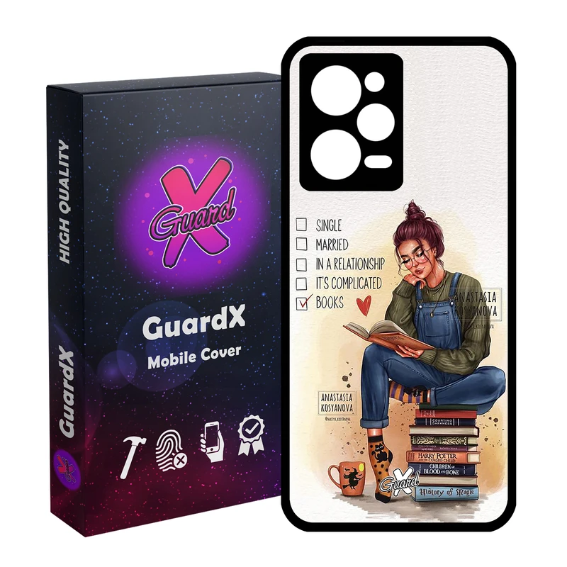 کاور گارد ایکس طرح دختر مدل Glass10286 مناسب برای گوشی موبایل شیائومی Redmi Note 12 Pro 5G/Poco X5 Pro 5G/Note 12 Pro Pro speed