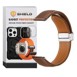 Ultimate Shield MAG Leather UL Band for Amazfit BIP / BIP S / BIP S Lite / BIP U / BIP U Pro