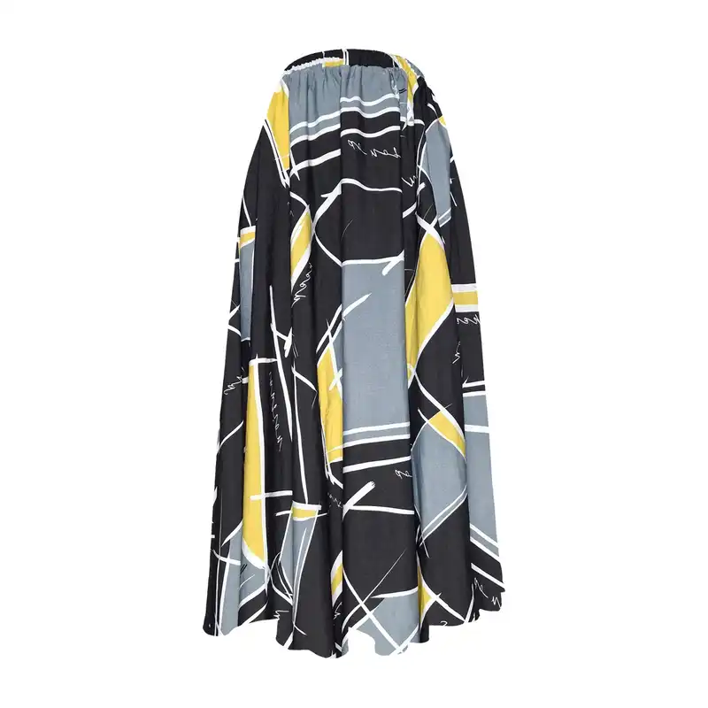 دامن کلوش زنانه مدل E14 رنگ مشکی