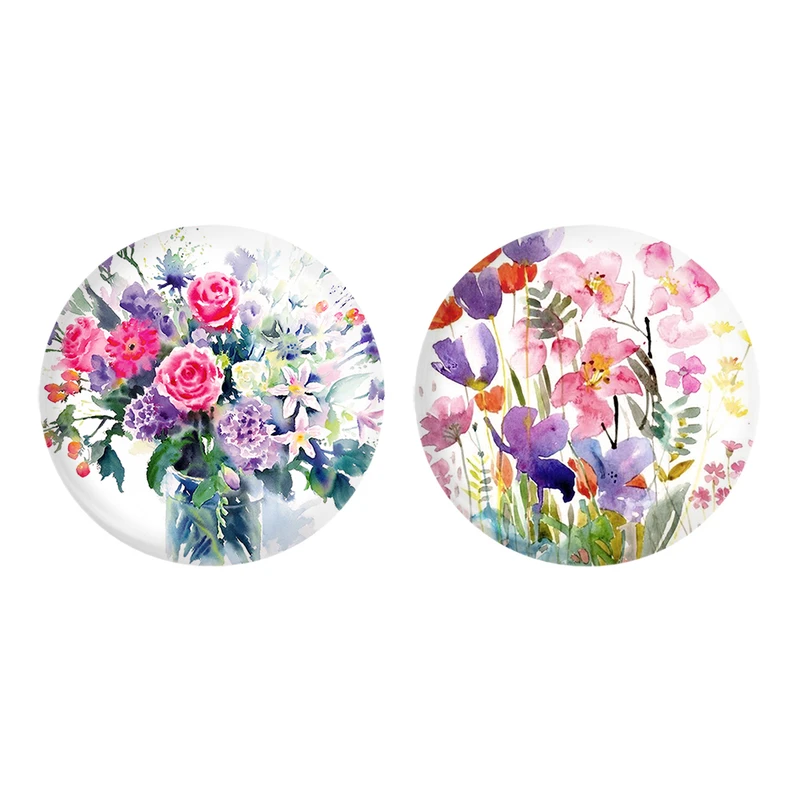 مگنت خندالو طرح گل گلی کد 22282234 مجموعه 2 عددی