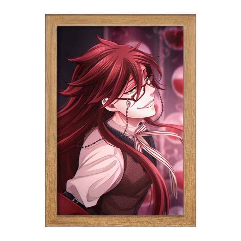 تابلو خندالو مدل گریل انیمه خادم سیاه Black Butler  کد 16340