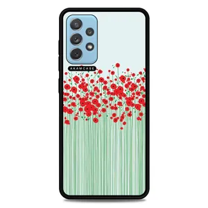 AKAM AMC-WSGA72-FLOWERS-26 Cover For Samsung Galaxy A72