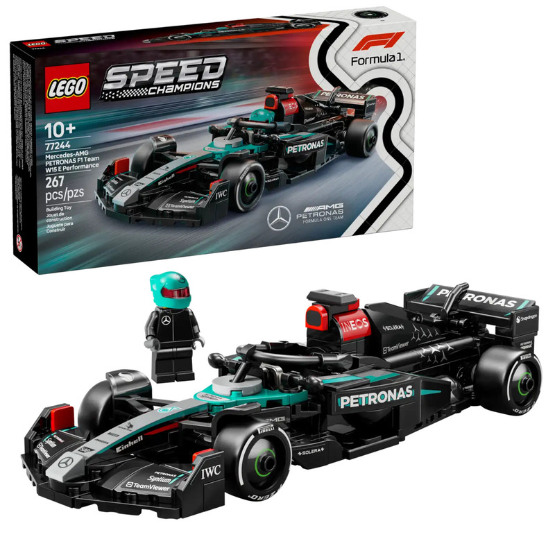 لگو 267 قطعه سری اسپید مدل Mercedes-AMG F1® W15 Race Car کد 77244