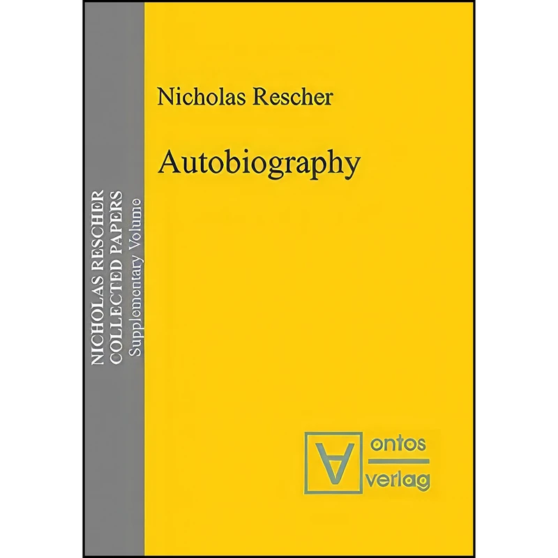 کتاب Autobiography اثر Nicholas Rescher انتشارات Walter de Gruyter