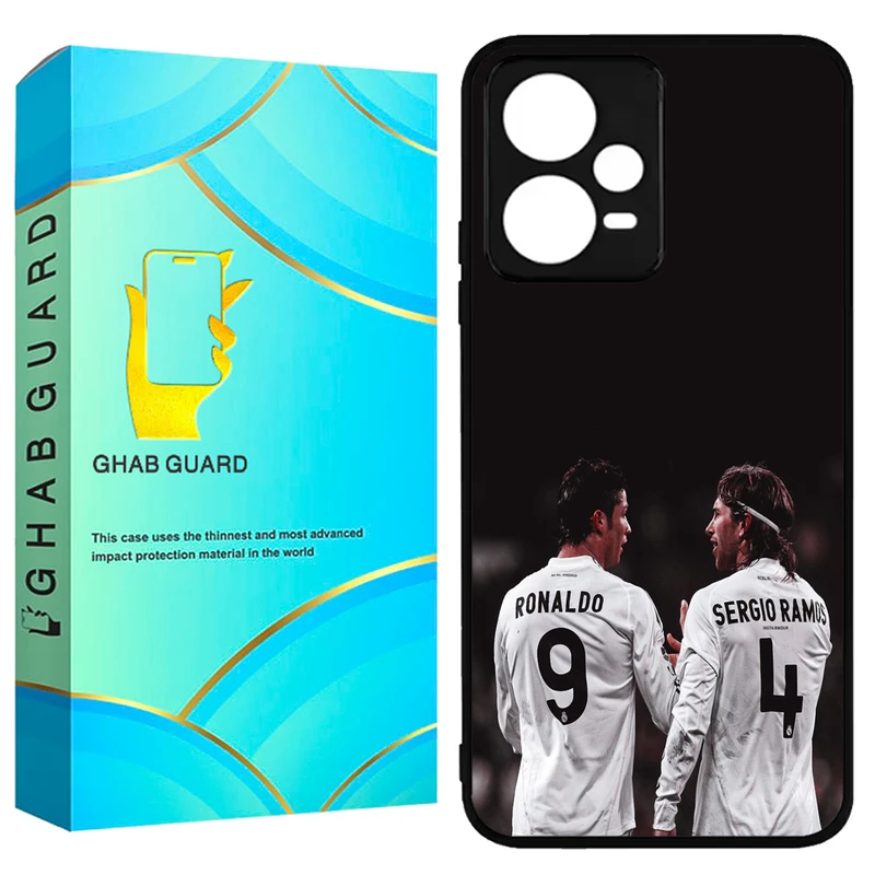 کاور قاب گارد طرح رونالدو و سرجیو مدل GCHPX5P مناسب برای گوشی موبایل شیائومی Poco X5 Pro 5G