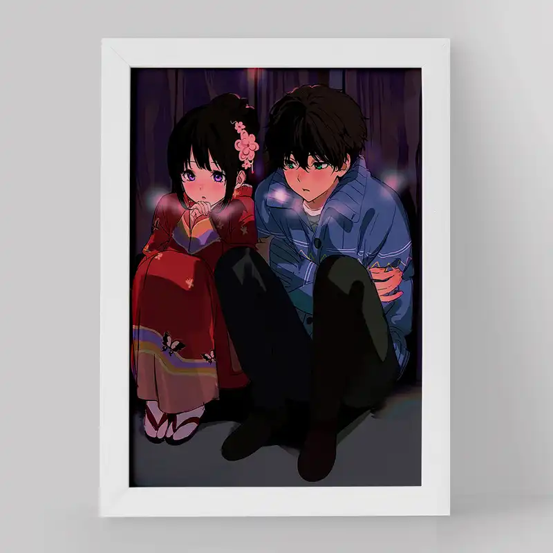 تابلو خندالو مدل اورکی و چیتاندا انیمه هیوکا Hyouka کد 17095