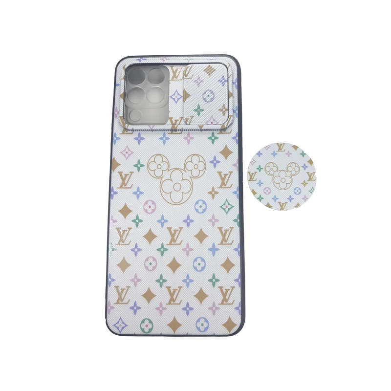 کاور مدل as12 مناسب برای گوشی موبایل سامسونگ Galaxy A22 4G به همراه پاپ سوکت   