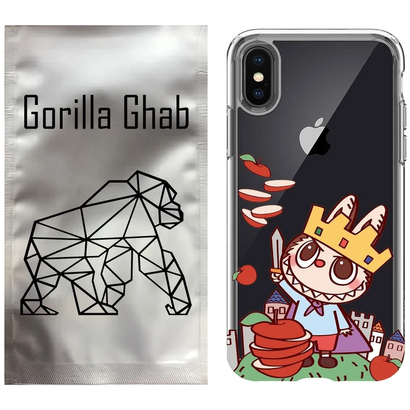 کاور گوریلا قاب مدل CLG کد 115 طرح Labubu مناسب برای گوشی موبایل اپل iPhone X / XS