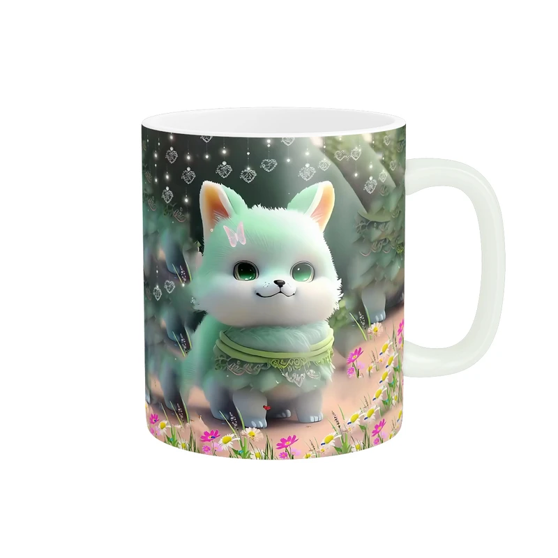 ماگ زیگورات مدل گربه فانتزی کد 1075