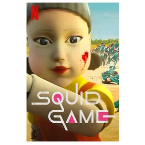 کارت پستال رادکس طرح SQUID GAME مدل NE179
