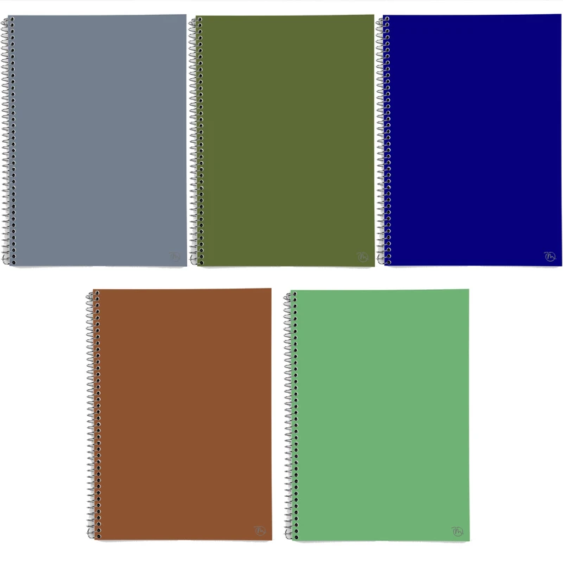 دفتر مشق 50 برگ مدوپد طرح ساده کد BD10003 مجموعه 5 عددی