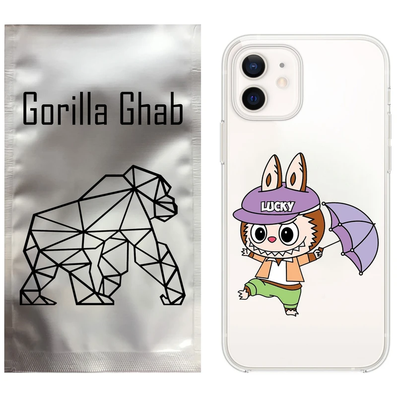 کاور گوریلا قاب مدل CLG کد 125 طرح لبوبو Labubu مناسب برای گوشی موبایل اپل iPhone 12