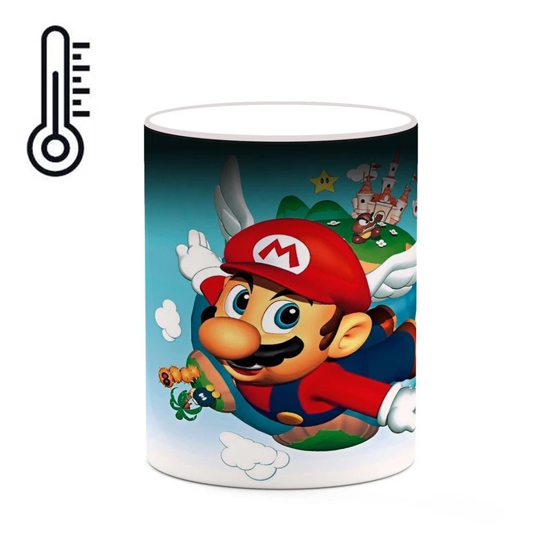 ماگ حرارتی کاکتی مدل بازی سوپر ماریو Super Mario کد mgh30510